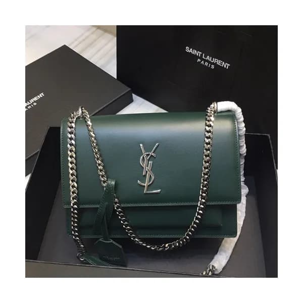 Saint Laurent 2019 Women Monogram Shoulder Bag,22C… - 1