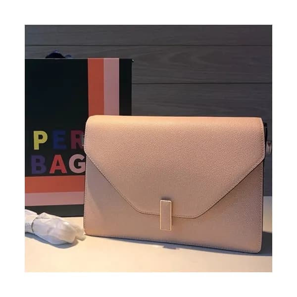 Valextra 2019 Epsom Leather Shoulder Bag,22/26CM -… - 1