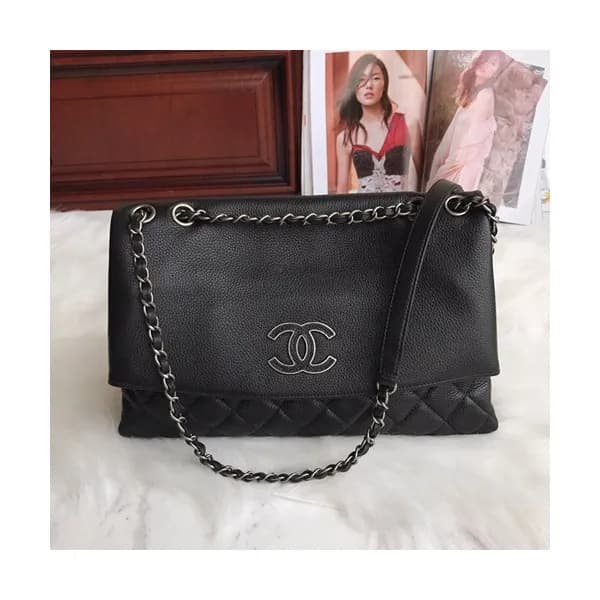Chanel 2019 Women Leather Chain Shoulder Bag ,32CM… - 1