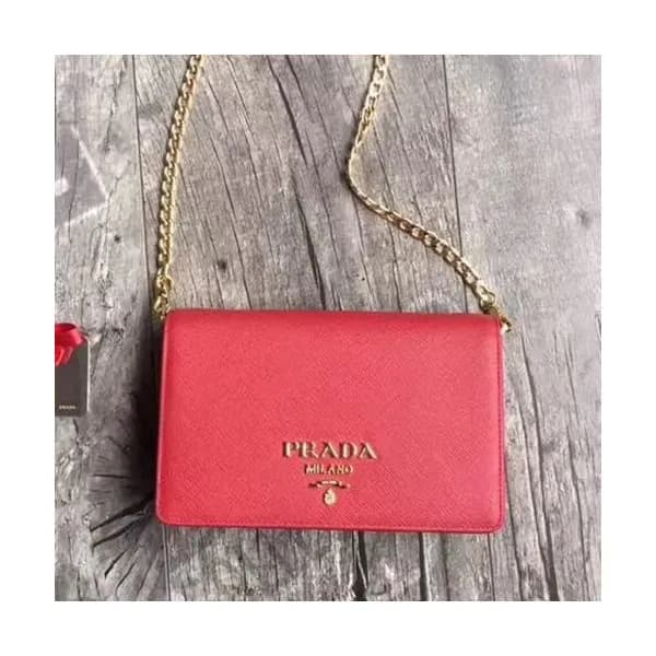 Prada 2019 Leather Chain Shoulder Cross Bag,20cm -… - 1