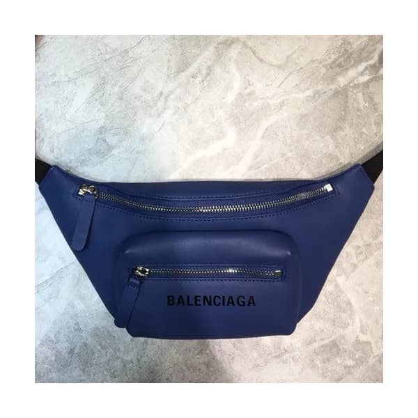 Balenciaga 2019 Leather Mini Hip Sack Belt Bag,18C… - 1