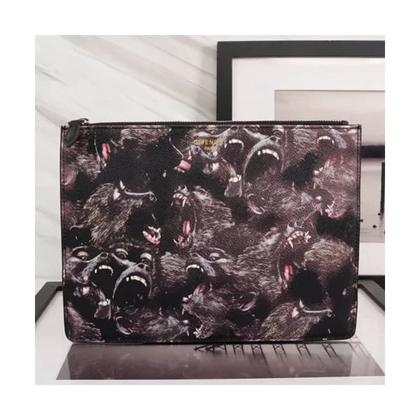 Givenchy 2019 Leather Clutch Bag,30cm - 지방시 2019 레… - 1