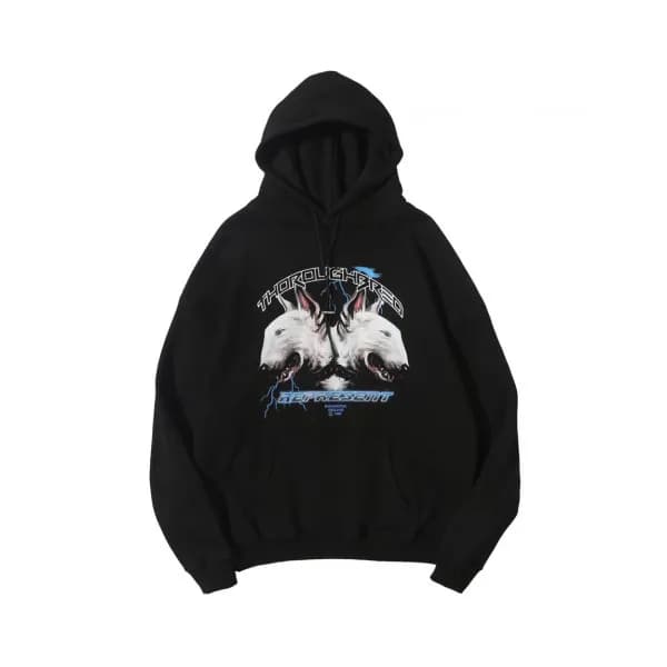 Represent Mm/Wm Wolf Logo Cotton Hoodie - 리프리젠트 남자… - 1