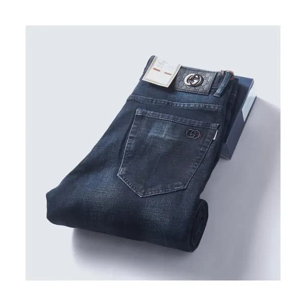 Gucci 2019 Mens Business G Logo Denim Pants - 구찌 2… - 1