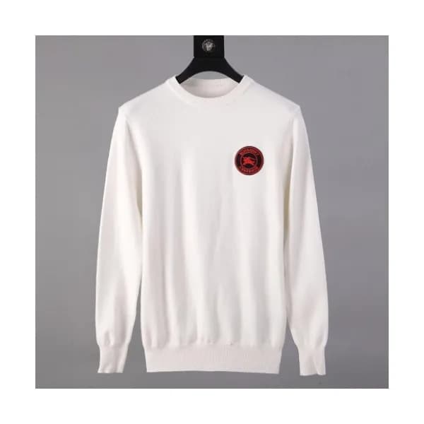 Burberry 2019 Mens Retro Logo Crew - neck Sweater … - 1