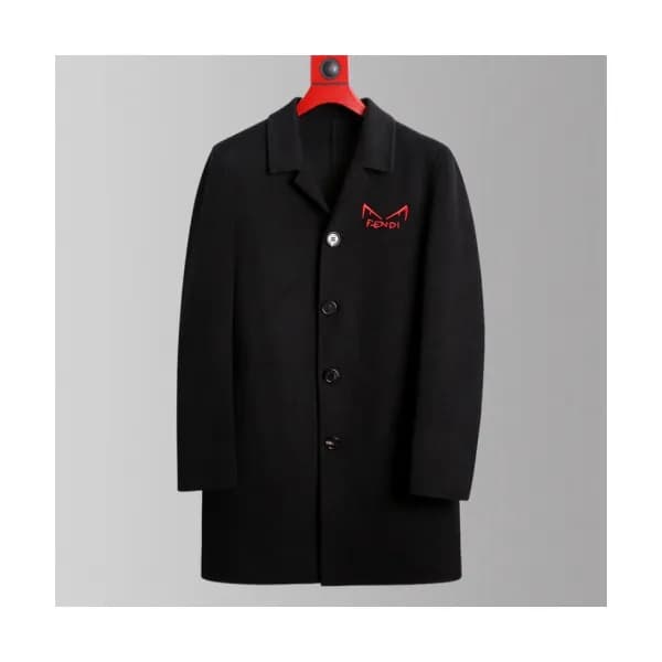 Fendi 2019 Mens Logo Cashmere Coat - 펜디 2019 남성 로고… - 1