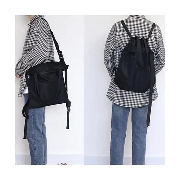 Balenciaga 2019 Nylon Back Pack / Tote Shoulder Ba… - 1