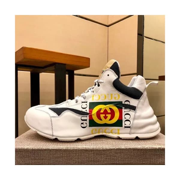 Gucci 2019 Mens Leather Sneakers - 구찌 2019 남성용 레더 … - 1