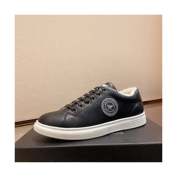 Armani 2019 Mens Leather Sneakers - 알마니 2019 남성용 … - 1