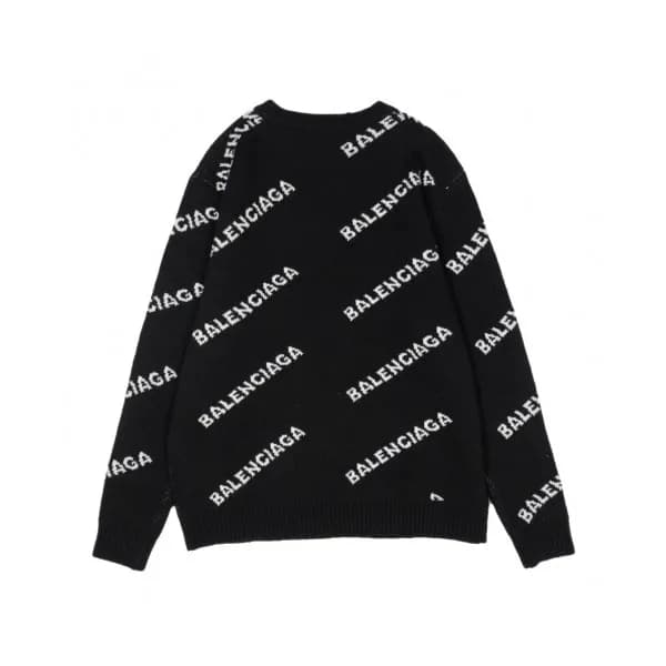 Balenciaga 2019 Mm/Wm Logo Crew - neck Sweater - 발… - 1