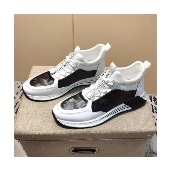 Armani 2019 Mens Leather Sneakers - 알마니 2019 남성용 … - 1