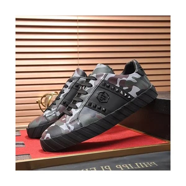 Philipp plein 2019 Mens Leather Sneakers - 필립플레인 … - 1