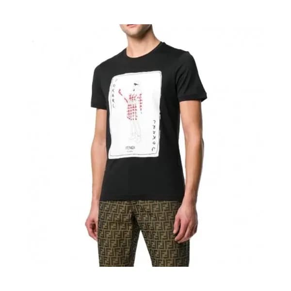 [펜디]Fendi 2020 Mens Logo Casual Eyes Fall Short Sl… - 1