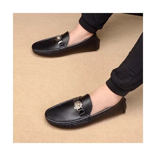 Versace 2020 Mens Leather Loafer - 베르사체 2020 남성용 … - 1