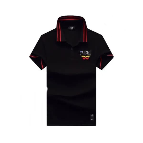 [펜디]Fendi 2020 Mens Logo Casual Cotton Polo Short … - 1