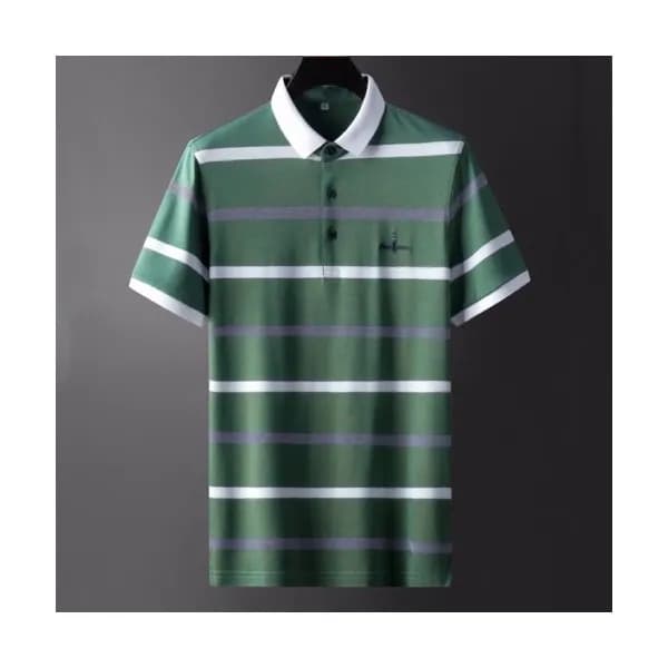 [알마니]Armani 2020 Mens Logo Silket Short Sleeved Ts… - 1