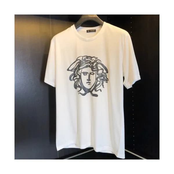 [베르사체]Versace 2020 Mens Logo Silket Short Sleeved … - 1
