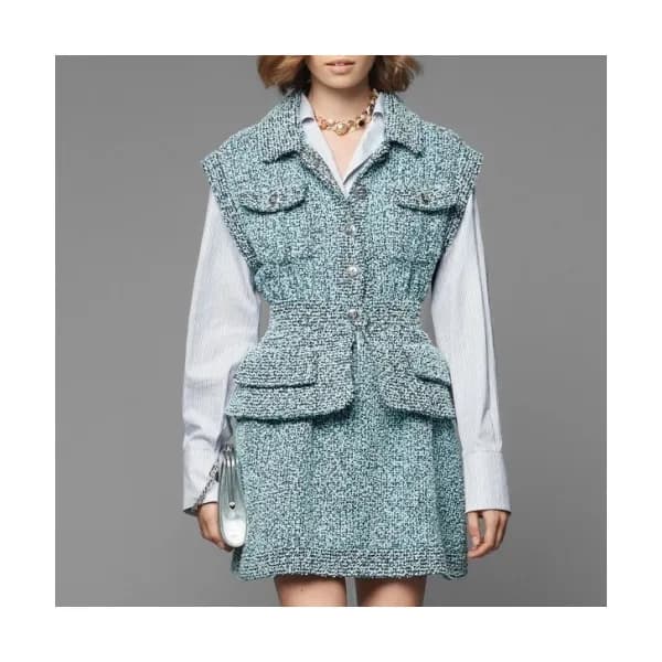 Chanel Ladies Trendy Tweed One-pieces - 샤넬 여성 트렌디 … - 1