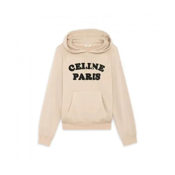 Celine Mm/Wm Logo Cotton Hoodie - 셀린느 2020 남자 로고 코… - 1