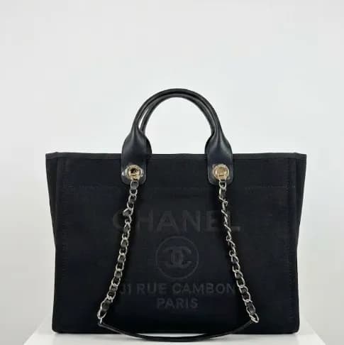 Chanel Tote Shoulder Midium Shopper Bag,38CM - 샤넬 … - 1