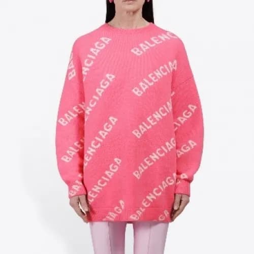 [발렌시아가]Balenciaga 2020 Womens Logo Crew-neck Sweat… - 1