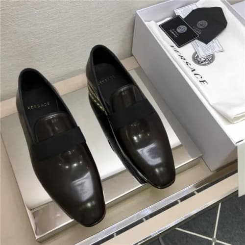 Versace 2020 Men's Leather Oxford Shoes - 베르사체… - 1