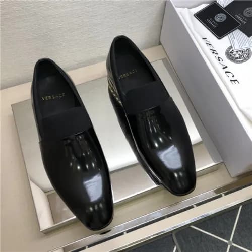 Versace 2020 Men's Leather Oxford Shoes - 베르사체… - 1