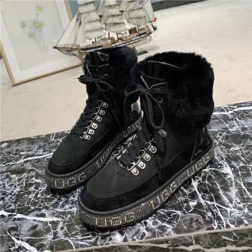 Ugg 2020 Women's Leather Wool Ankle Boots - 어그… - 1