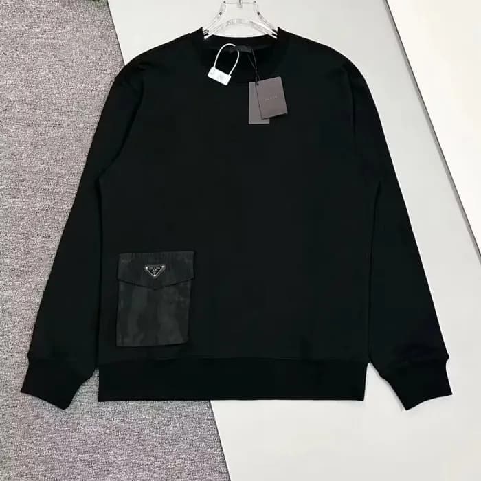 [프라다]Prada 2024 Mens Crew-neck Cotton Tshirts - 프라… - 1