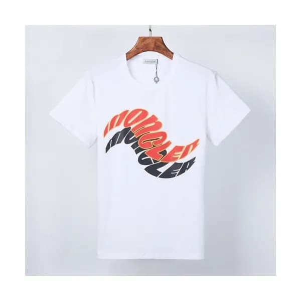 [매장판]Moncler 2021 Mens Logo Crew-neck Short Sleeve… - 1