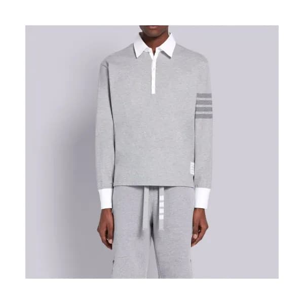 [톰브라운]Thom Browne 2021 Mens Strap Crew-neck Cotton… - 1
