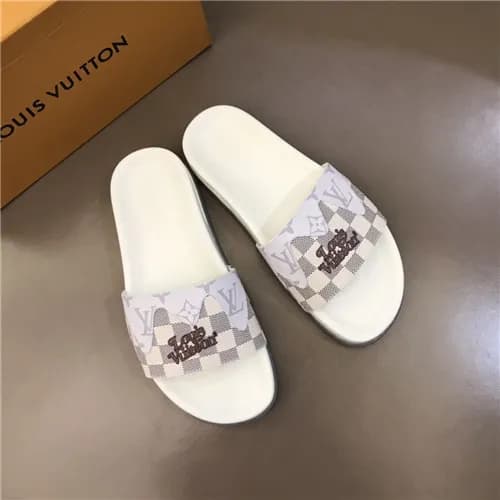 Louis Vuitton 2021 Men's Leather Slipper,LOUS2… - 1