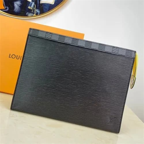 [루이비통]Louis Vuitton 2021 Men's Leather Pouch,2… - 1
