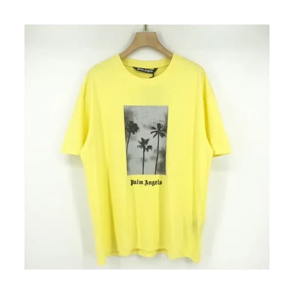 Palm Angels Mm/Wm Logo Cotton Short Sleeved Tshir… - 1