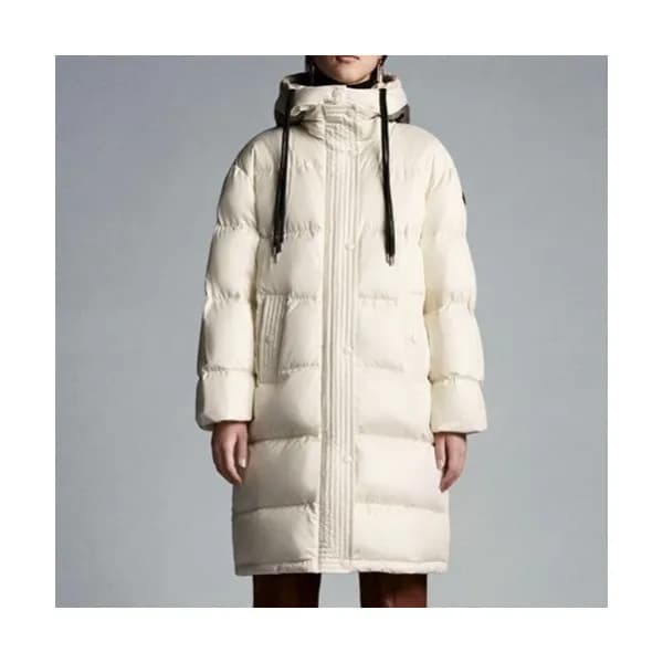 Moncler Womens Patch Logo Modern Duck Down Long … - 1
