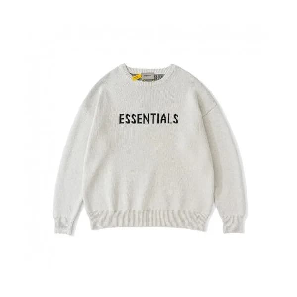 Fear of god Unisex Minimal wool Sweaters White - … - 1