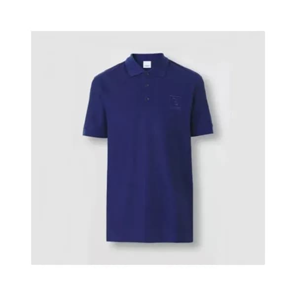 버버리 남성 클래식 블루 폴로 반팔티 - Mens Blue Tshirts - Bur0426… - 1