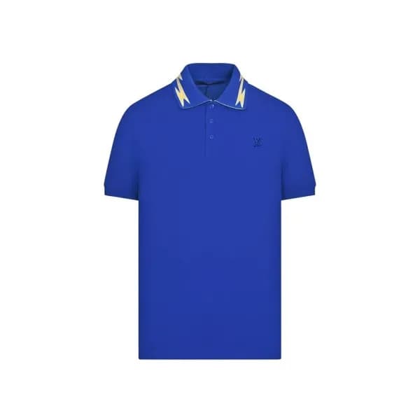 루이비통 남성 블루 폴로 반팔티 - Mens Blue Tshirts - lou04092x - 1