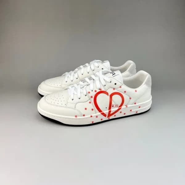 디올 남성 시그니처 화이트 스니커즈 - Mens White Sneakers - dio019… - 1