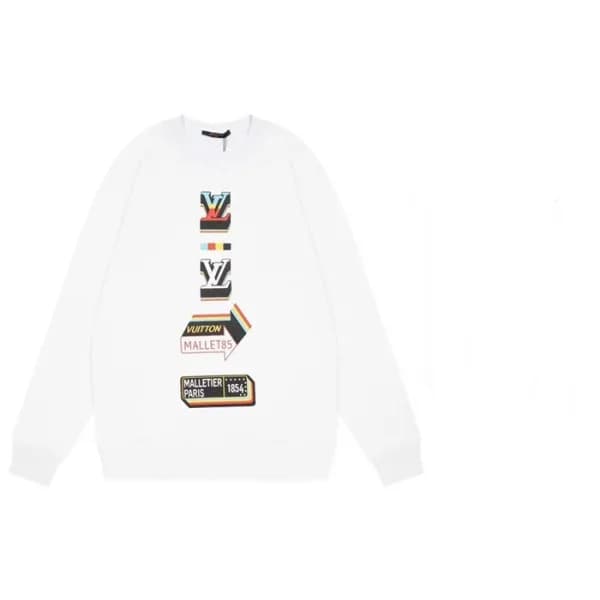 루이비통 남성 모던 화이트 맨투맨 - Mens White Tshirts - lou05181… - 1