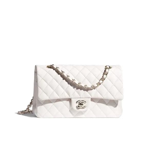샤넬 여성 크림 클래식 플랙백 - Chanel Womens Cream Classic Fla… - 1