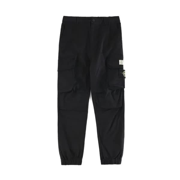 스톤아일랜드 남성 블랙 팬츠 - Stone Island Mens Black Pants - … - 1