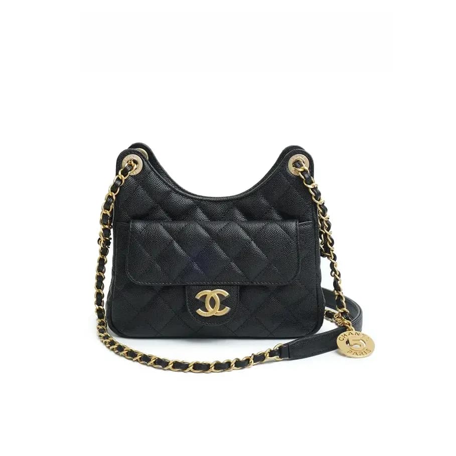 샤넬 여성 블랙 호보백 - Chanel Womens Black Hobo Bag - ch88… - 1
