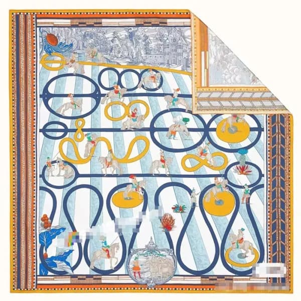에르메스 여성 블루 스카프 - Hermes Womens Blue Scarf - he493x - 1