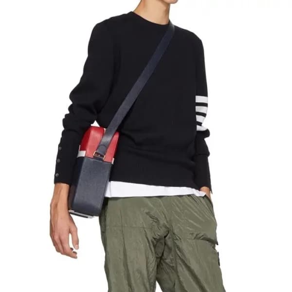 톰브라운 남성 레드 크로스백 - Thom Browne Mens Cross Bag - th1… - 1