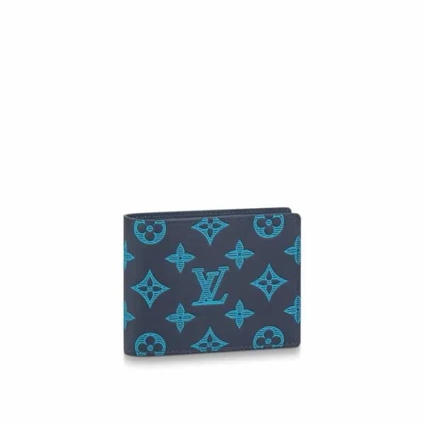 루이비통 남성 블루 반지갑 M82322 - Louis vuitton Mens Blue Wa… - 1