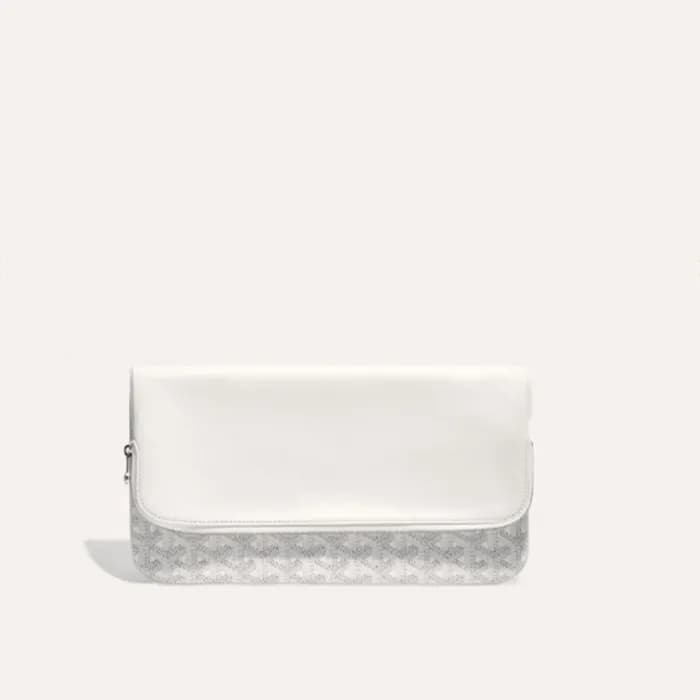 고야드 남/녀 화이트 생마리 클러치 - Goyard Unisex Saint Marie Cl… - 1