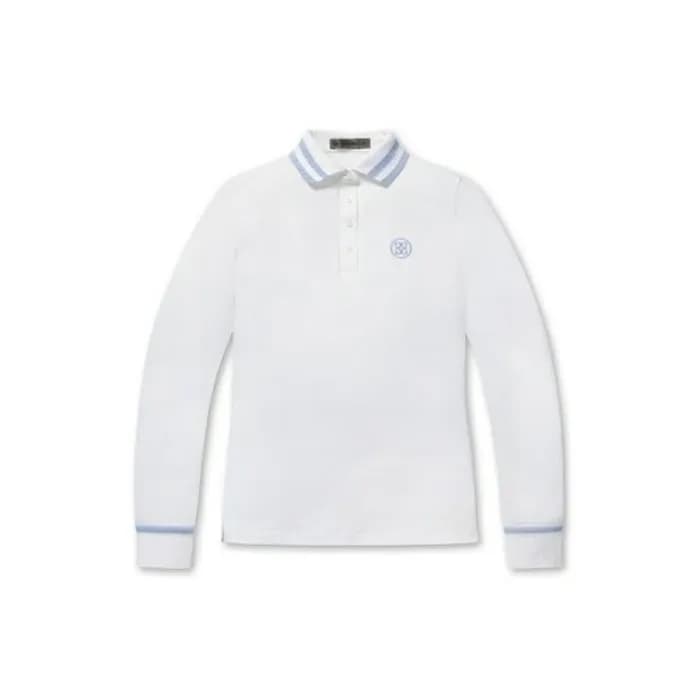 [G/FORE] 지포어 여성 Knitted Collar Pique 폴로 티셔츠 - gol2… - 1