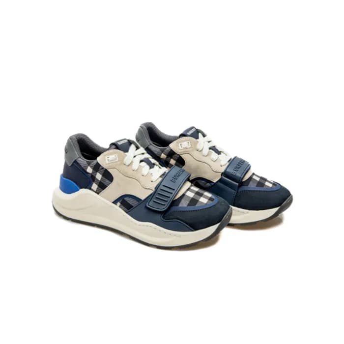 버버리 남/녀 로우탑 스니커즈 - Burberry Unisex Biege Sneakers … - 1