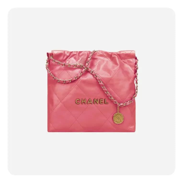 샤넬 22백 미디움 코랄핑크 골드- Chane 22 Bag Medium Bag - ch27… - 1